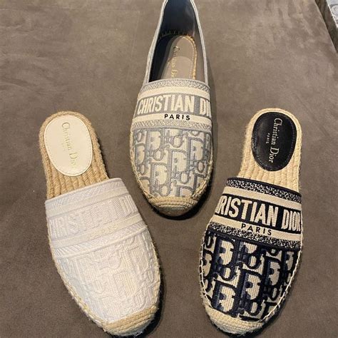 mens dior espadrilles|christian dior slides on sale.